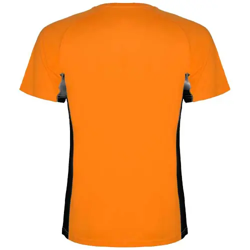 T-shirt sportiva da uomo a maniche corte tessuto tecnico e traspirante poliestere 140gr