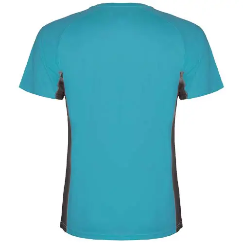 T-shirt sportiva da uomo a maniche corte tessuto tecnico e traspirante poliestere 140gr