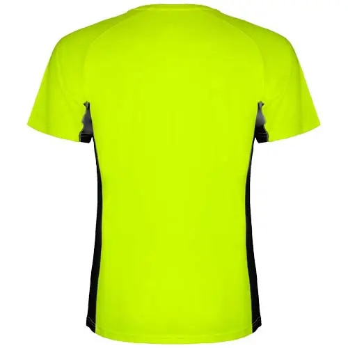 T-shirt sportiva da uomo a maniche corte tessuto tecnico e traspirante poliestere 140gr