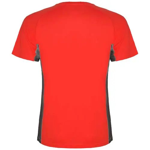 T-shirt sportiva da uomo a maniche corte tessuto tecnico e traspirante poliestere 140gr
