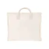 Shopper in cotone con chiusura a cerniera da 360gr 36x32x19cm