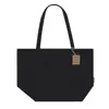 Shopper in cotone riciclato con manici rinforzati da 300g 52x35x18cm