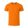 T-Shirt da uomo in 100% cotone a girocollo con etichetta removibile da 150gr