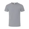 T-Shirt da uomo in 100% cotone a girocollo con etichetta removibile da 150gr