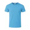 T-Shirt da uomo in 100% cotone a girocollo con etichetta removibile da 150gr