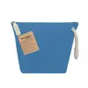 Beauty Case in cotone riciclato con chiusura a cerniera e cordoncino per un facile trasporto