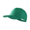 Cappello in cotone pettinato a 5 pannelli con chiusura in velcro 