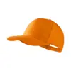 Cappello in cotone pettinato a 5 pannelli con chiusura in velcro 
