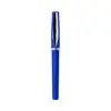 Penna roller in ABS con cappuccio e refill gel blu