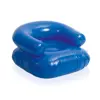 Poltrona gonfiabile in PVC con schienale e seduta rinforzata