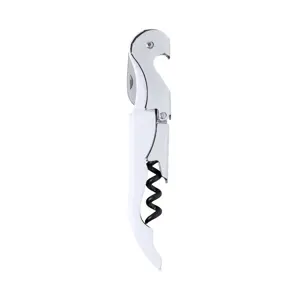 Cavatappi a doppia leva in acciaio inox