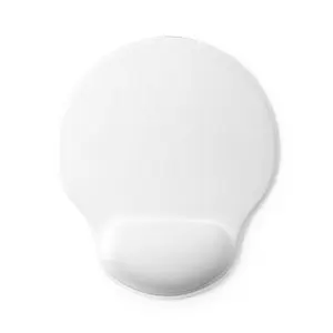 Tappetino mouse antiscivolo in poliestere con poggiapolsi imbottito