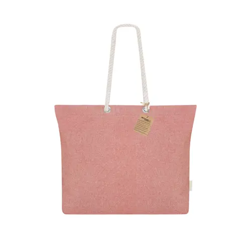 Shopper in cotone riciclato e manici in corda da 220gr 55x39x15cm 