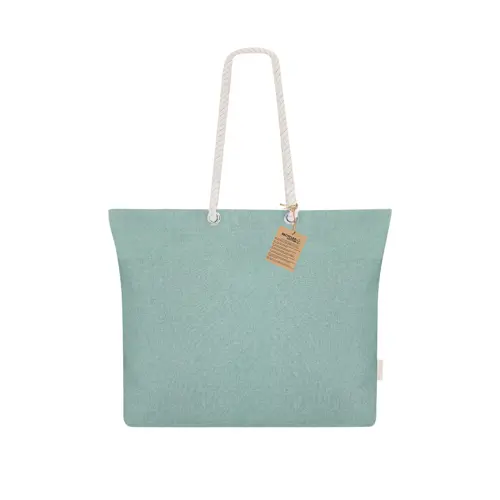 Shopper in cotone riciclato e manici in corda da 220gr 55x39x15cm 