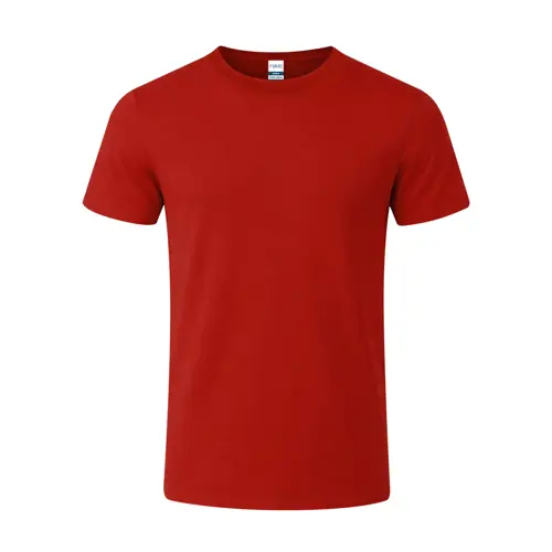 T-Shirt da uomo in 100% cotone a girocollo con etichetta removibile da 150gr