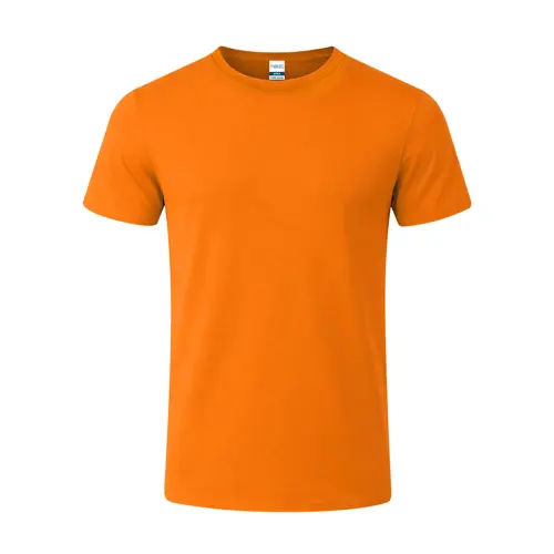 T-Shirt da uomo in 100% cotone a girocollo con etichetta removibile da 150gr