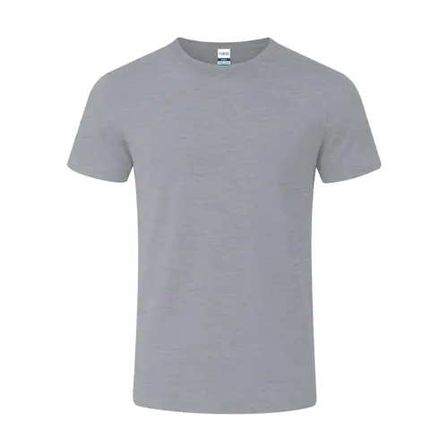 T-Shirt da uomo in 100% cotone a girocollo con etichetta removibile da 150gr