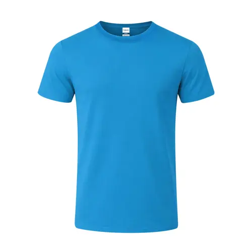 T-Shirt da uomo in 100% cotone a girocollo con etichetta removibile da 150gr