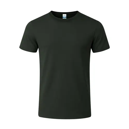 T-Shirt da uomo in 100% cotone a girocollo con etichetta removibile da 150gr