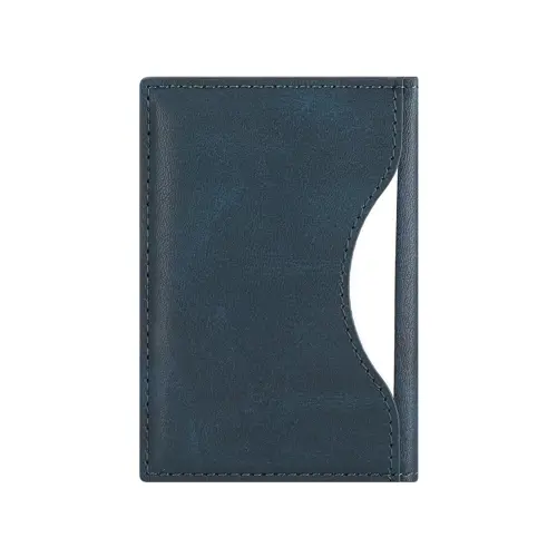 Porta Carte magnetico con apertura a portafoglio in PU riciclato