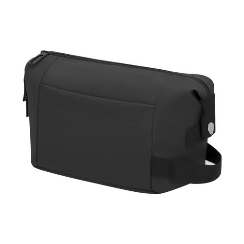 Beauty Case da toilette fatta di PU morbida ed elegante con manico laterale