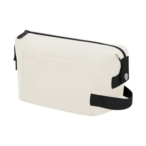 Beauty Case da toilette fatta di PU morbida ed elegante con manico laterale