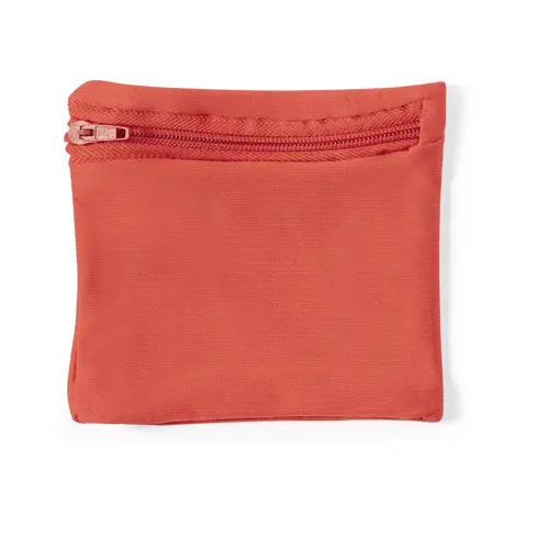 Polsino in microfibra con tasca e zip abbinata 10x9cm