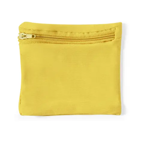 Polsino in microfibra con tasca e zip abbinata 10x9cm