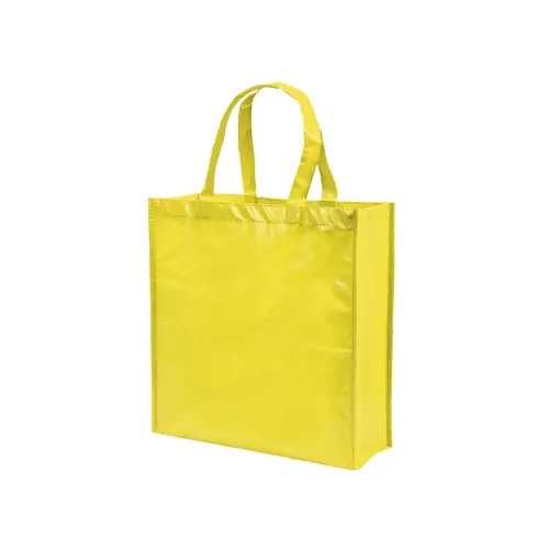 Shopper in TNT laminata a soffietto da 110gr 38x40x12cm