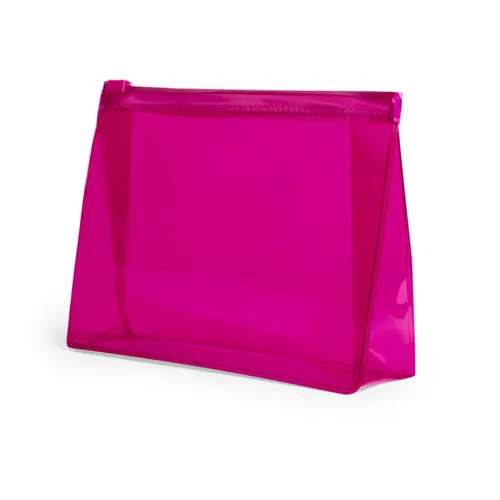 Beauty Case in PVC trasparente con chiusura ermetica 170x125x45mm