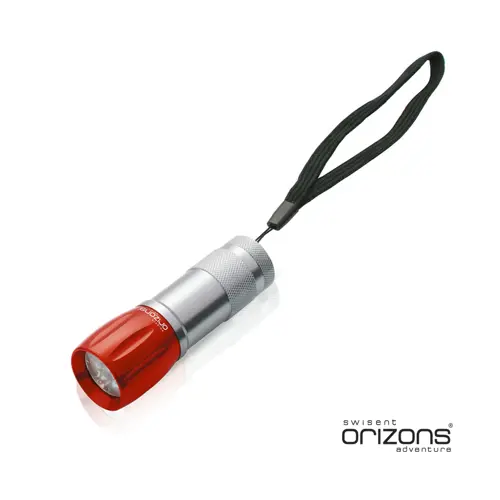 Torcia Orizons in alluminio con 9 Led ad alta potenza