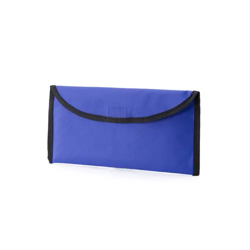 Portadocumenti da viaggio in poliestere con chiusura a velcro