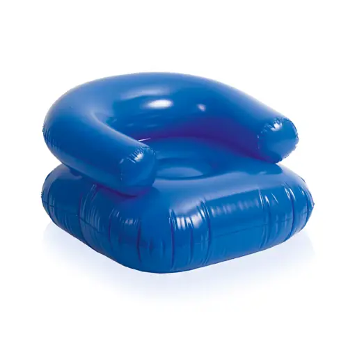Poltrona gonfiabile in PVC con schienale e seduta rinforzata