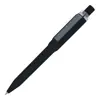 Penna dal design unico in ABS con finitura soft touch e refill blu