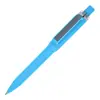 Penna dal design unico in ABS con finitura soft touch e refill blu