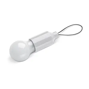 Portachiavi con lampadina a LED in ABS