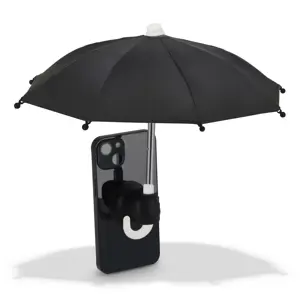 Ombrello per telefono con supporto a ventosa