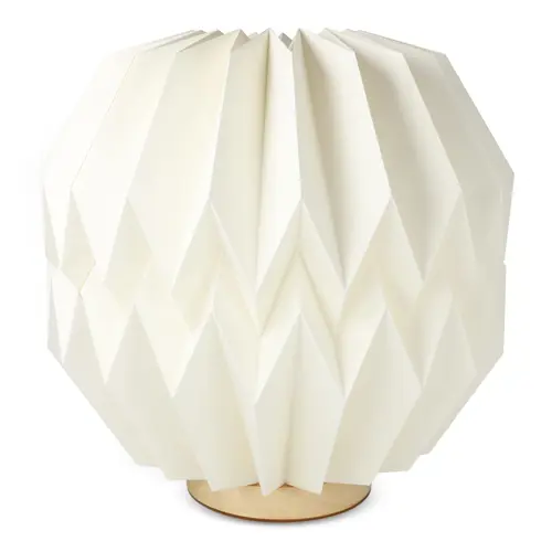 Lampada LED di carta pieghevole ispirata all'arte degli origami 25cm