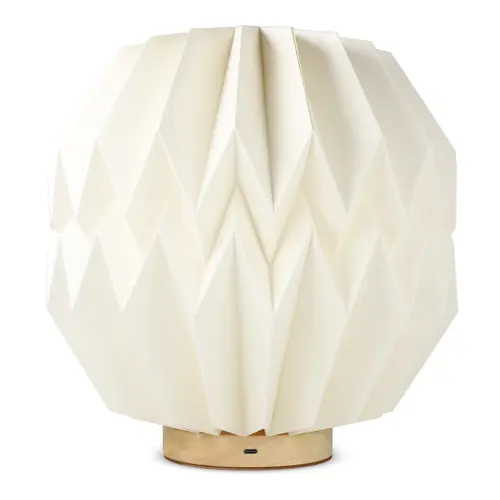 Lampada LED di carta pieghevole ispirata all'arte degli origami 25cm