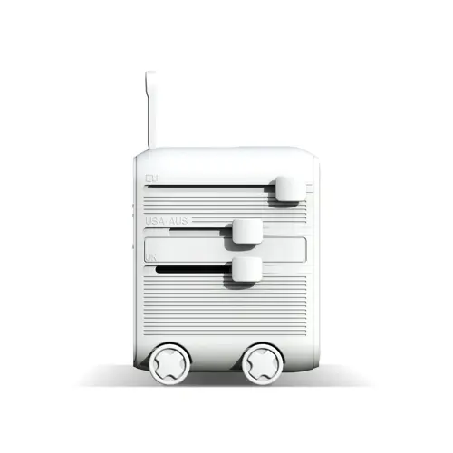 Xoopar Luggie GaN Adattatore da viaggio universale a forma di trolley