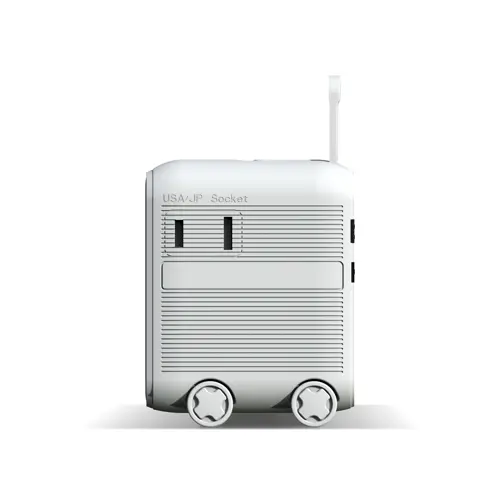 Xoopar Luggie GaN Adattatore da viaggio universale a forma di trolley