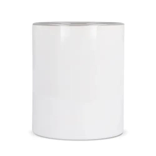 Tazza in ceramica bianca da 300ml con interno e manico colorati