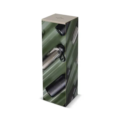 Borraccia Sagaform Tekla Push da 500ml in acciaio con tappo a pressione riciclato