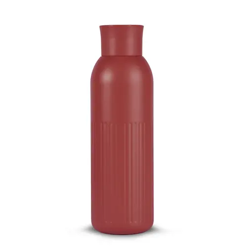 Borraccia Sagaform Tekla Push da 500ml in acciaio con tappo a pressione riciclato