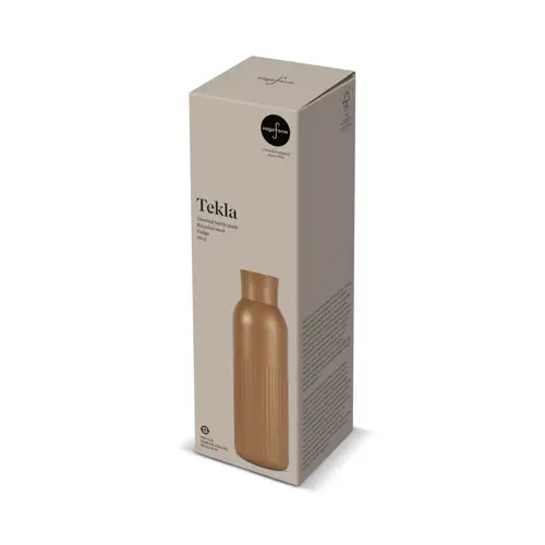 Borraccia Sagaform Tekla Push da 500ml in acciaio con tappo a pressione riciclato