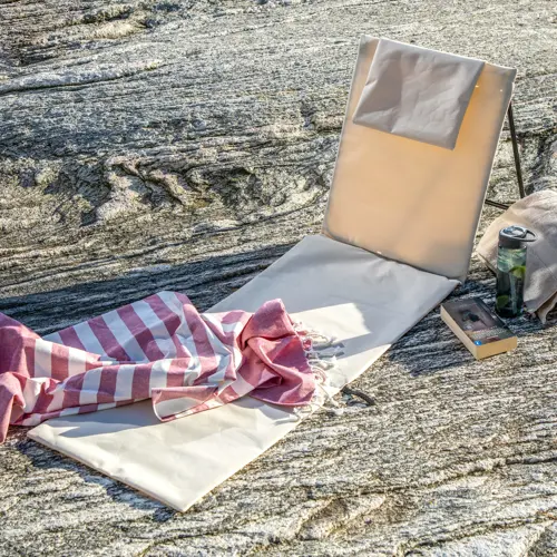 Materasso da spiaggia pieghevole con schienale