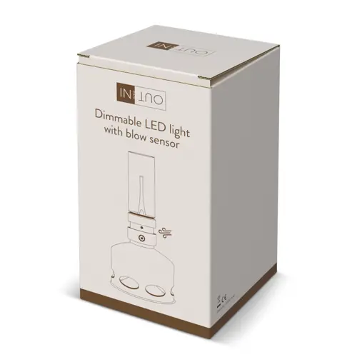 Luce a LED con varialuce e sensore di soffiaggio
