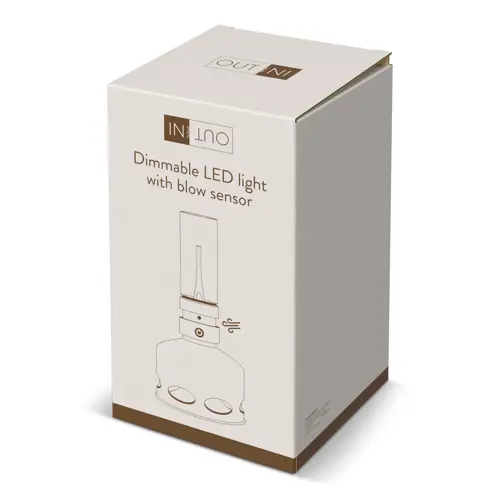 Luce a LED con varialuce e sensore di soffiaggio