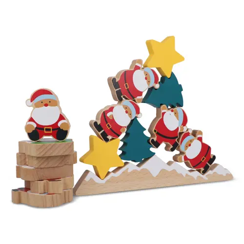 Gioco di equilibrio Natalizio in legno