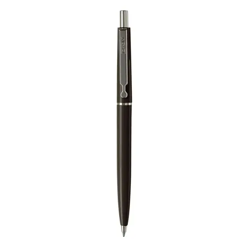 Penna a sfera in plastica con stampa fino a 270 gradi della clip e refill blu